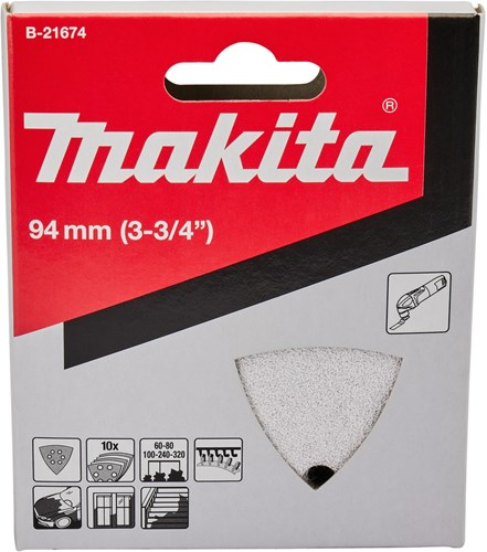 Afbeelding laden in galerijviewer, Makita accessoires makita b-21674 schuurvel k60 k80 k100 k240 k320 white velcro