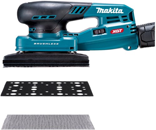 Afbeelding laden in galerijviewer, Makita bo005cgz xgt 40 v max 80x133 mm vlakschuurmachine | zonder accu's en lader - bo005cgz