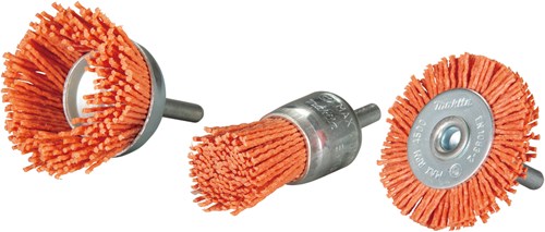 Afbeelding laden in galerijviewer, Makita accessoires makita nylonborstelset 3-delig. grof - d-70742