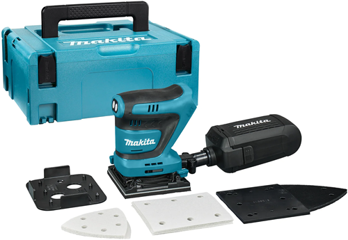 Afbeelding laden in galerijviewer, Makita dbo480zj | accu handpalm vlakschuurmachine | 18v | zonder accu's en lader | in m-box koffer - dbo480zj