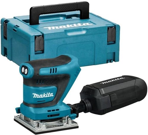 Afbeelding laden in galerijviewer, Makita dbo482zj accu handpalm vlakschuurmachine | 18v | zonder accu's en lader | in m-box koffer - dbo482zj