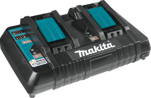 Afbeelding laden in galerijviewer, Makita dc18rd oplader voor gelijktijdig 2 accu's snel opladen - duolader - 196933-6