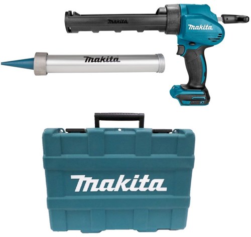 Afbeelding laden in galerijviewer, Makita 18 v lijm- en kitspuit dcg180zxk lijmpistool (blauw zwart, accu en oplader niet inbegrepen, incl. 2x patroonhouder)