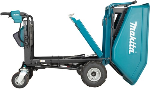 Afbeelding laden in galerijviewer, Makita dcu602z lxt 2x18 v accu dumper met elektrisch kiepbare bak | zonder accu en lader | in krat - dcu602z