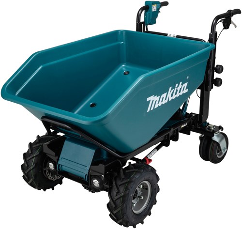 Afbeelding laden in galerijviewer, Makita dcu602z lxt 2x18 v accu dumper met elektrisch kiepbare bak | zonder accu en lader | in krat - dcu602z