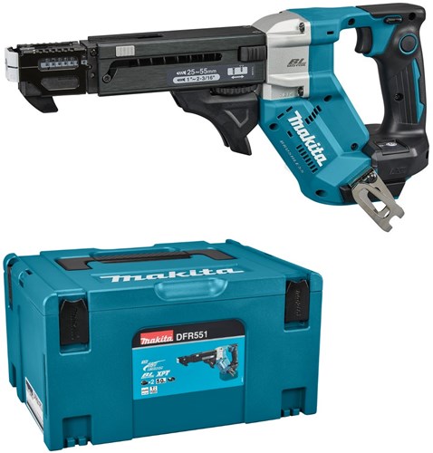 Afbeelding laden in galerijviewer, Makita dfr551zj | 18 v | schroefautomaat | 25-55 mm | zonder accu's en lader | in m-box - dfr551zj