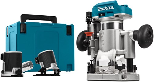 Afbeelding laden in galerijviewer, Makita drt50zjx2 accu freesmachine 18v li-ion | zonder accu's en lader in m-box - drt50zjx2