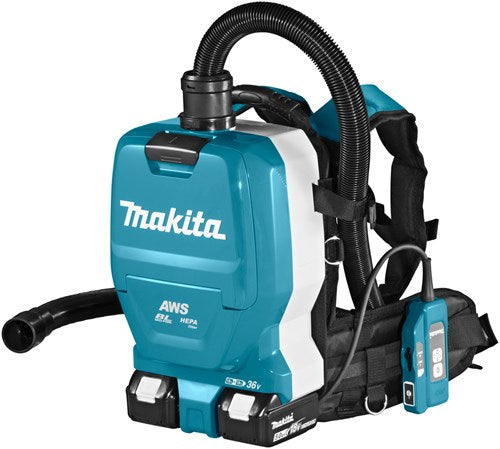 Afbeelding laden in galerijviewer, Makita dvc265zxu ruggedragen stofzuiger aws 2x 18v | zonder accu's en lader - dvc265zxu