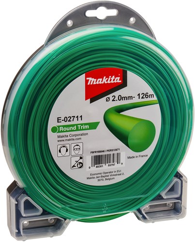 Afbeelding laden in galerijviewer, Makita accessoires maaidraad 2,0x126m rond - e-02711 - e-02711