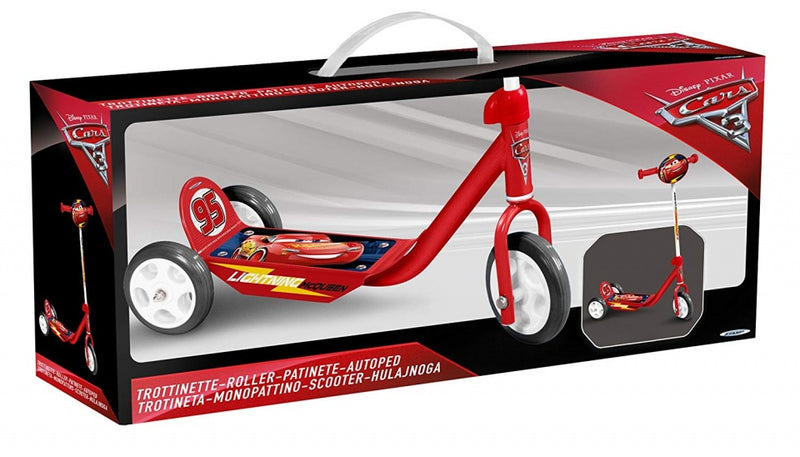 Afbeelding laden in galerijviewer, Disney 3-wiel kinderstep voetrem jongens rood
