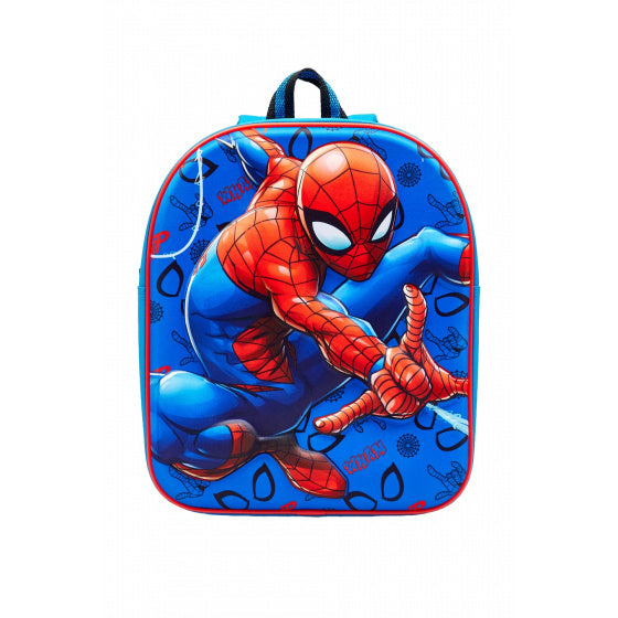 Afbeelding laden in galerijviewer, Marvel Spider-Man 3D Rugzak 30 x 25 Jongens blauw