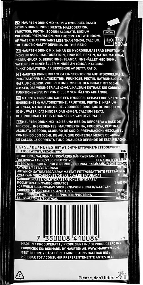 Afbeelding laden in galerijviewer, Maurten drink mix 160 hydrogel drink powder 40g