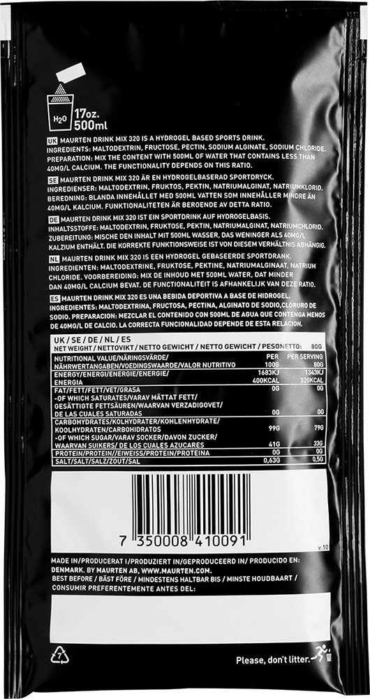 Afbeelding laden in galerijviewer, Maurten drink mix 320 hydrogel drink powder 80g