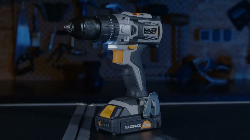 Afbeelding laden in galerijviewer, Batavia producten maxxpack 18v accuklopboormachine 2ah accuplusoplader