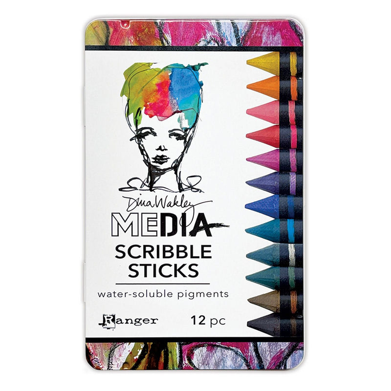 Afbeelding laden in galerijviewer, Ranger ink ranger • dina wakley media scribble sticks 5 12pcs