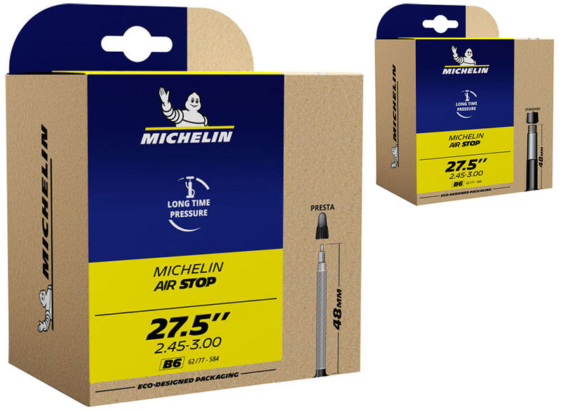 Afbeelding laden in galerijviewer, Michelin b6 airstop 27.5+ 62 77-584 tube
