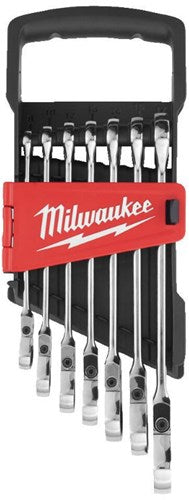 Afbeelding laden in galerijviewer, Milwaukee steek- en ratelsleutel set | max bite flex | 7-delig - 4932478557