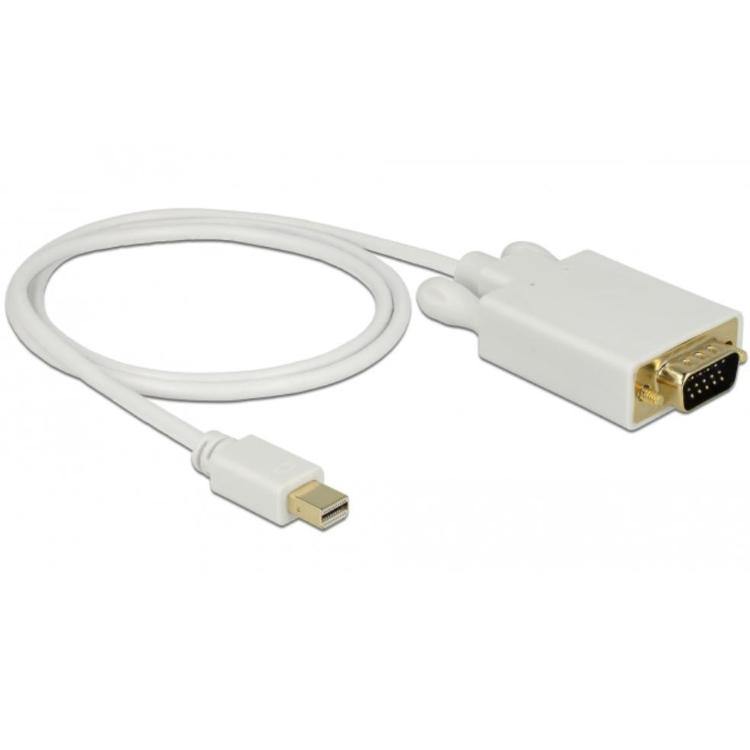 Afbeelding laden in galerijviewer, Delock mini displayport > vga adapter (wit, 1 meter)