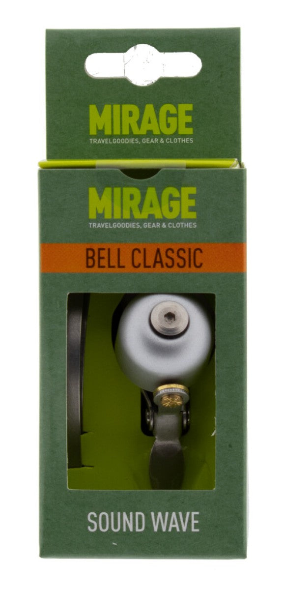 Afbeelding laden in galerijviewer, Mirage Mirage wave bel 27mm zilver in doosje 1507114