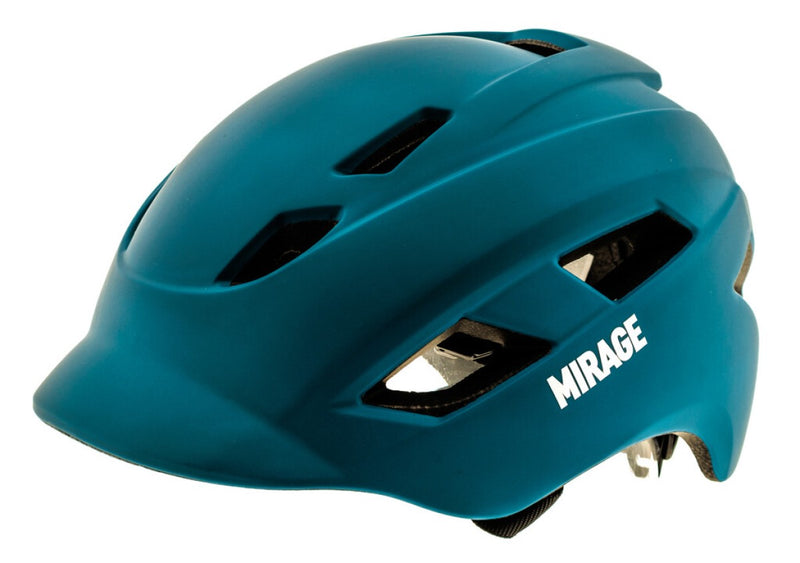 Afbeelding laden in galerijviewer, Buzaglo mirage urban helm e-bike led 55-58cm mat blauw