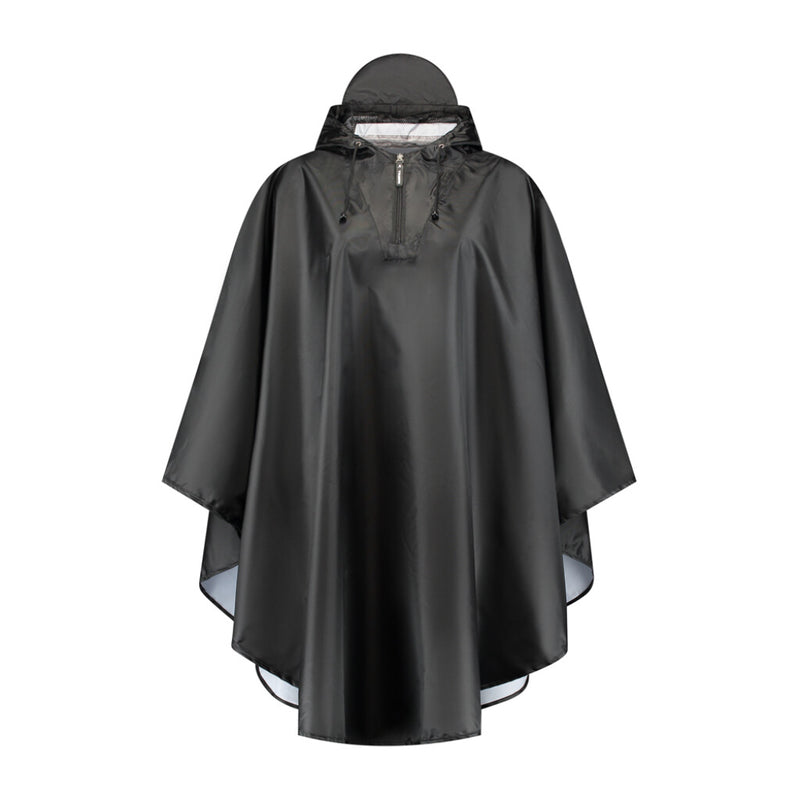 Afbeelding laden in galerijviewer, Regenponcho Mirage polyester - zwart