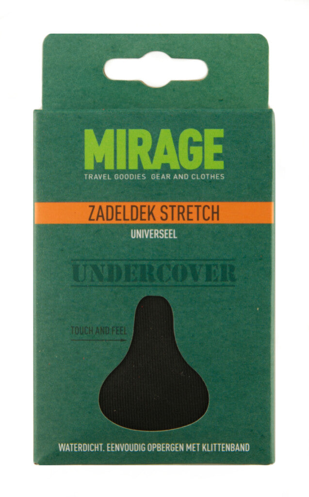 Afbeelding laden in galerijviewer, Zadeldek Mirage universeel - stretch nylon - zwart