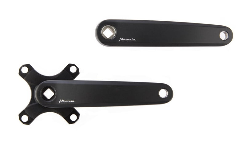 Afbeelding laden in galerijviewer, Buzaglo miranda delta crankstel z blad bcd104 gates, 170mm,mat-zwart