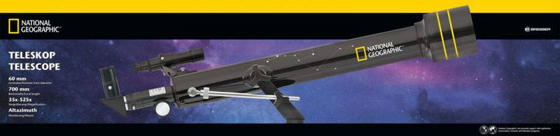 Afbeelding laden in galerijviewer, National geographic Refractortelescoop 60 700 35-525x zwart