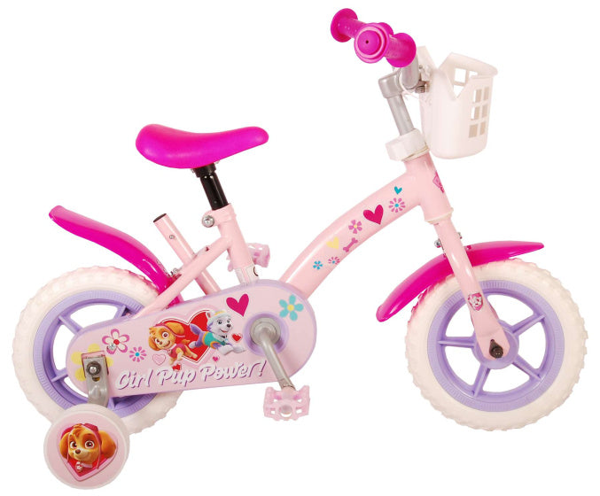 Afbeelding laden in galerijviewer, Nickelodeon Kinderfiets Meisjes 10 inch Roze Doortrapper