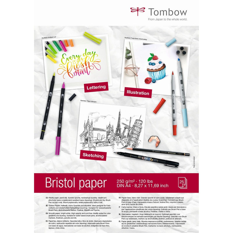 Afbeelding laden in galerijviewer, Tombow • bristol papier a4 25pcs