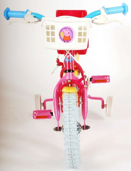 Afbeelding laden in galerijviewer, Peppa Pig Kinderfiets - Meisjes - 12 inch - Roze - Twee handremmen