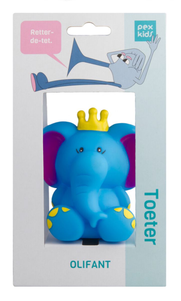 Afbeelding laden in galerijviewer, Fietshoorn pexkids olifant - blauw