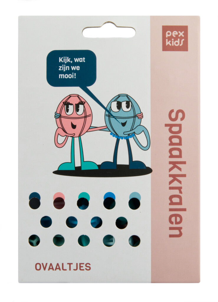 Afbeelding laden in galerijviewer, Fiets spreek kralen Pexkids Ballen Sorted 6-color (30 stuks op kaart)