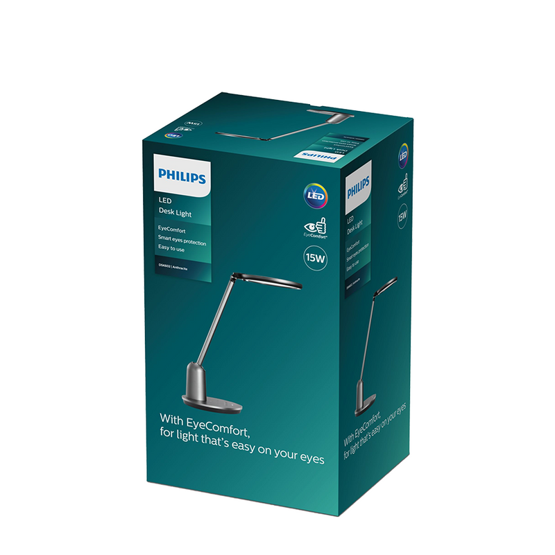 Afbeelding laden in galerijviewer, Philips desk light led dsk602 antraciet