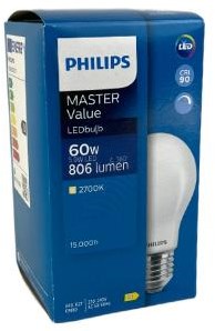 Afbeelding laden in galerijviewer, Philips led gls e27 5,9-60w 2700k filament mat dimbaar - led3789