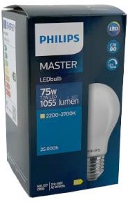 Afbeelding laden in galerijviewer, Philips led gls e27 7,2-75w filament mat dimtone - led3793