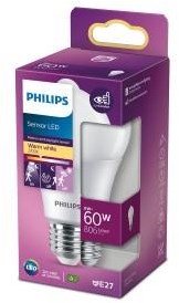 Afbeelding laden in galerijviewer, Philips led sensor fr nd 60w e27