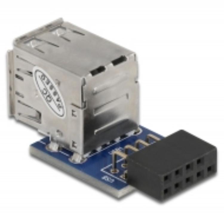 Afbeelding laden in galerijviewer, Delock usb pinheader bu > 2x usb2.0 adapter