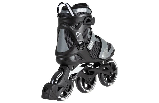 Afbeelding laden in galerijviewer, Playlife GT 110 Fitness Inlineskates Zwart grijs maat 38