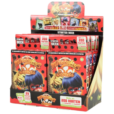 Afbeelding laden in galerijviewer, Miraculous verzamelkaarten starter deck duits set van 30 | 48 stuks