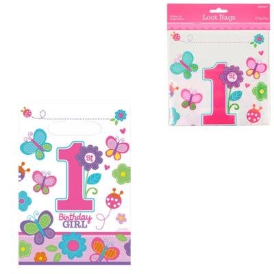 Afbeelding laden in galerijviewer, Ty par zakjes eerste verjaardag birthday girl set van 8 | 24 stuks