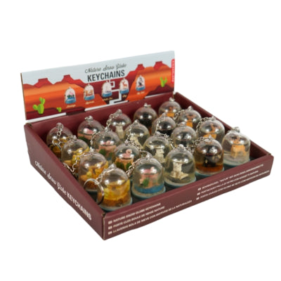 Afbeelding laden in galerijviewer, Kikkerland sleutelhanger sneeuwbol dieren 5 cm 5 assorti b-keus | 20 stuks