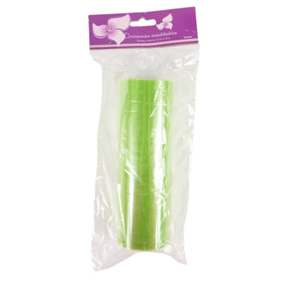 Afbeelding laden in galerijviewer, Organza op rol groen 15 cm x 10 m | 24 stuks