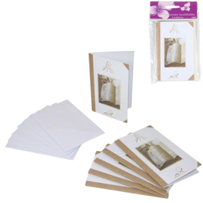 Afbeelding laden in galerijviewer, Uitnodiging kaart 13,5 cm 6 stuks | 24 stuks