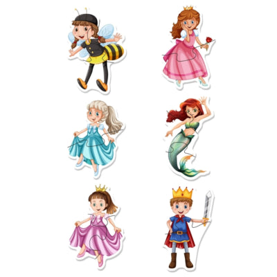 Afbeelding laden in galerijviewer, Toi-toys legpuzzels sprookjes 19 cm set van 6 | 12 stuks