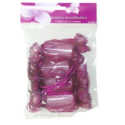 Afbeelding laden in galerijviewer, Mini cadeauverpakking paars 13 cm set van 4 | 48 stuks