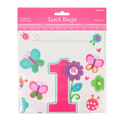 Afbeelding laden in galerijviewer, Ty par zakjes eerste verjaardag birthday girl set van 8 | 24 stuks