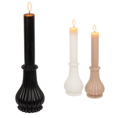 Afbeelding laden in galerijviewer, Out of the blue kaars conical 25 cm 3 assorti | 24 stuks