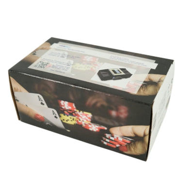 Afbeelding laden in galerijviewer, Relaxdays kaartenschudmachine op batterij zwart 2 decks | 6 stuks