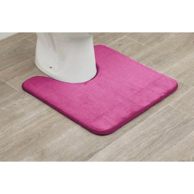 Afbeelding laden in galerijviewer, Wc mat paars polyester 45 x 50 cm | 16 stuks